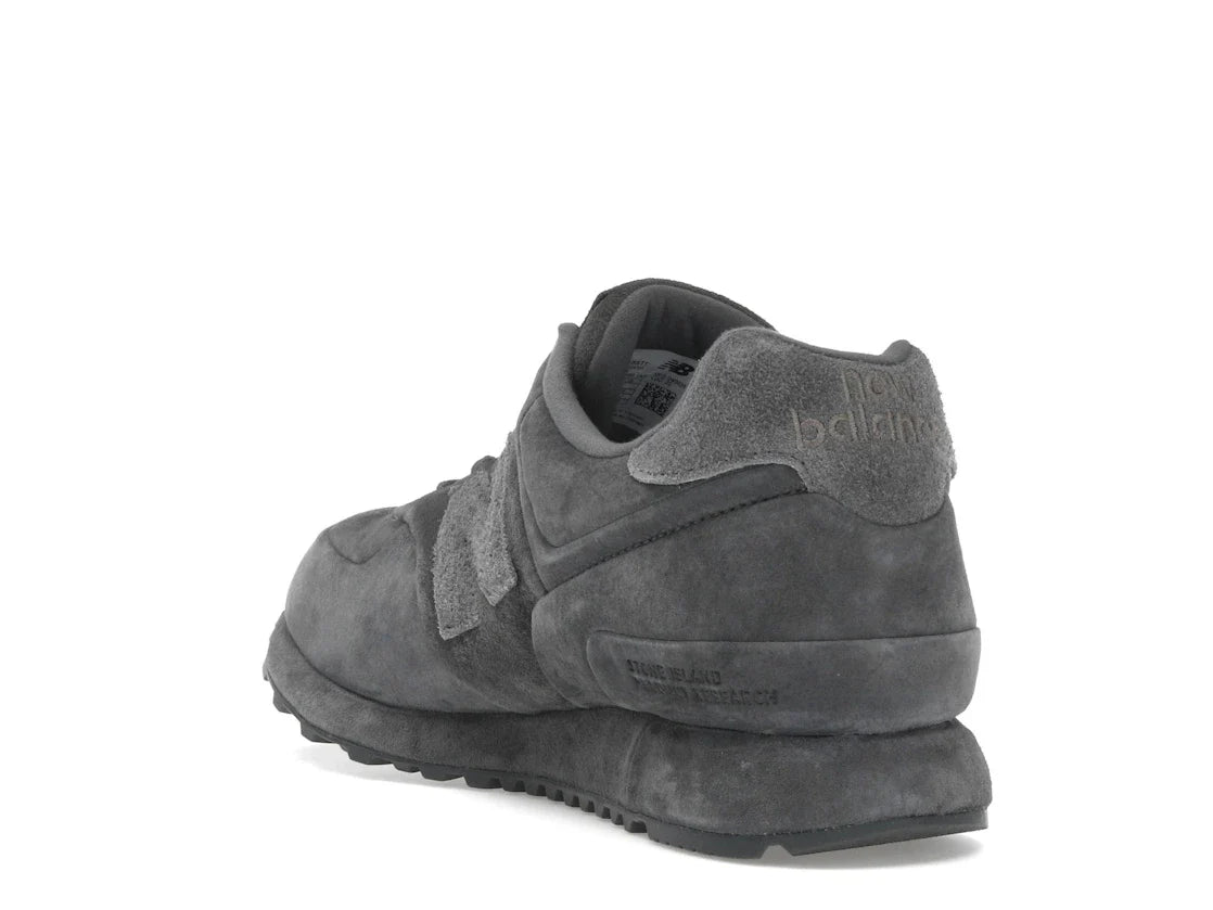 New Balance 574 Legacy Stone Island Ghost Dunkelgrau