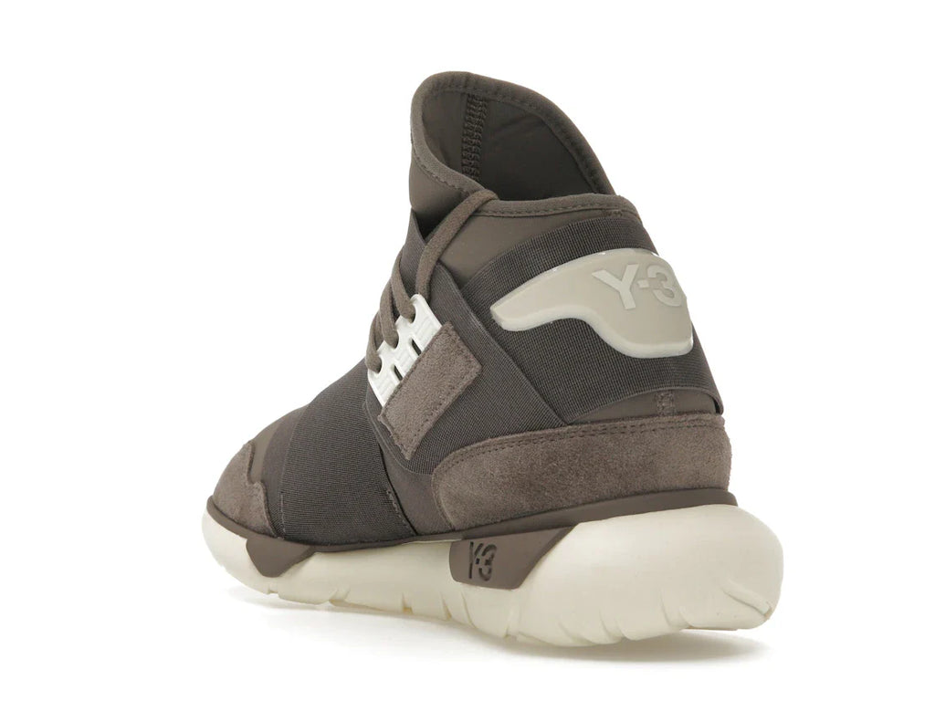 adidas Y-3 Qasa High Braun Creme Weiß