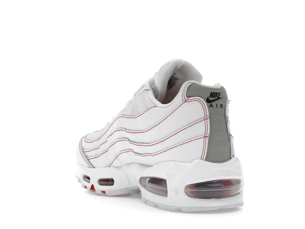 Nike Air Max 95 OG Big Bubble Weiß Universitätsrot