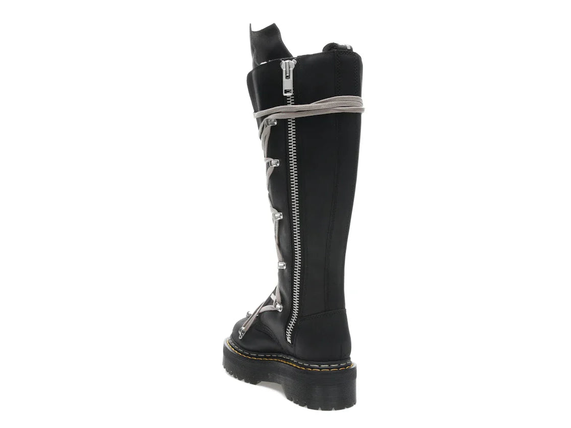 Dr. Martens 1460 DRKSHDW Quad Sole Pentalace Boot Rick Owens Schwarz