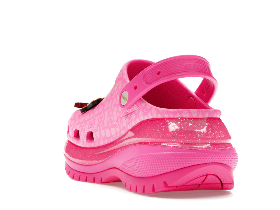 Crocs Classic Mega Crush Clog Barbie The Movie Electric Pink