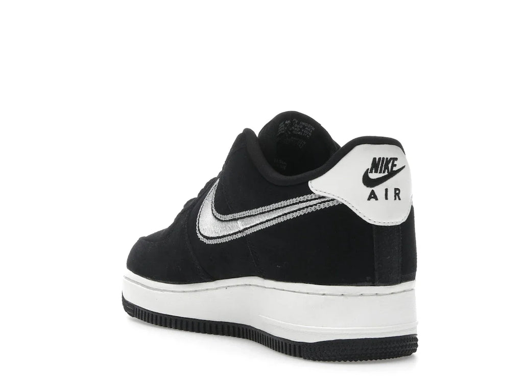 Nike Air Force 1 Low '07 LV8 Black Sail mit gesticktem Swoosh