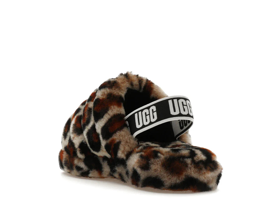 UGG Fluff Yeah Slide Leopard Amphora (Kinder)