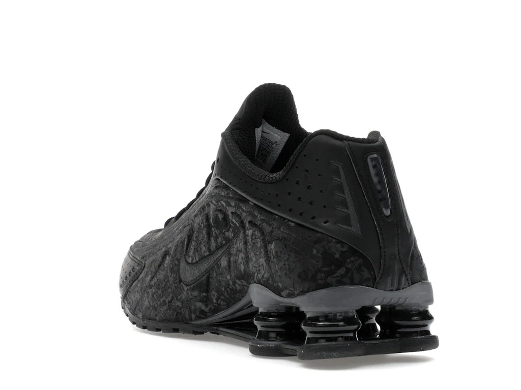 Nike Shox R4 Schwarz mit Blumenmuster (Damen)