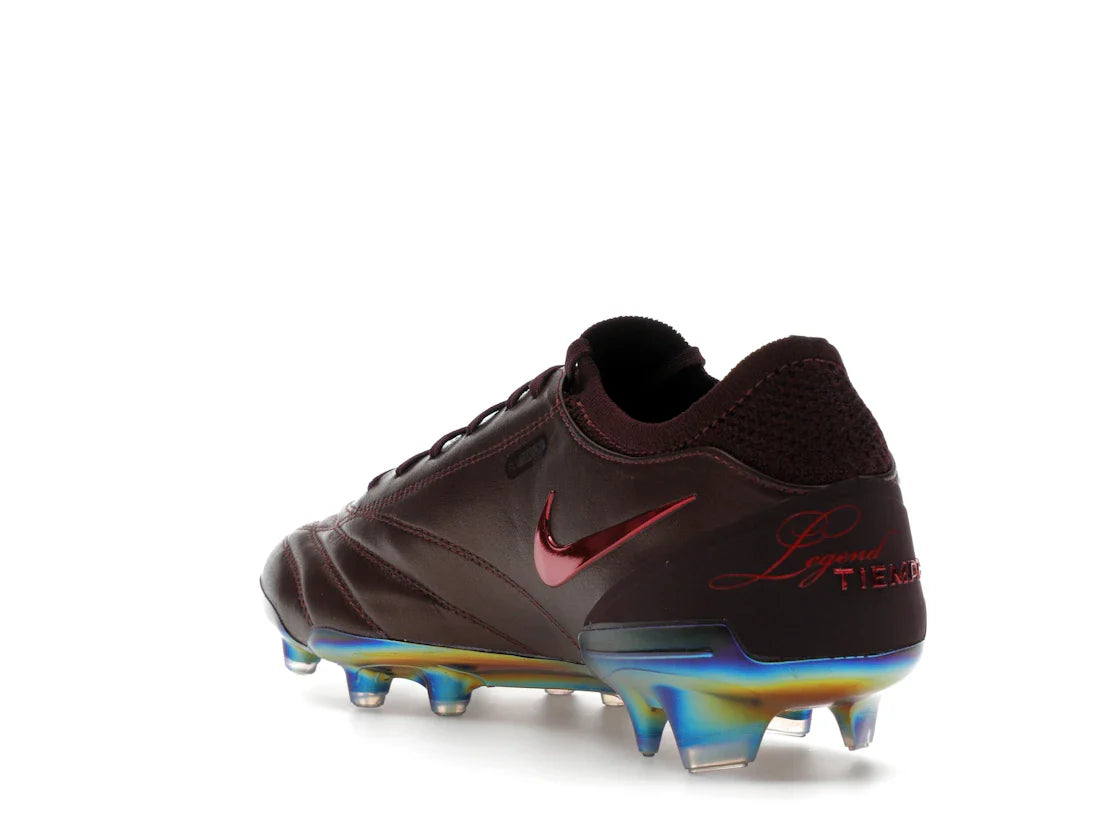 Nike Tiempo Legend 10 Elite Luxe FG Montebelluna Leder Portwein