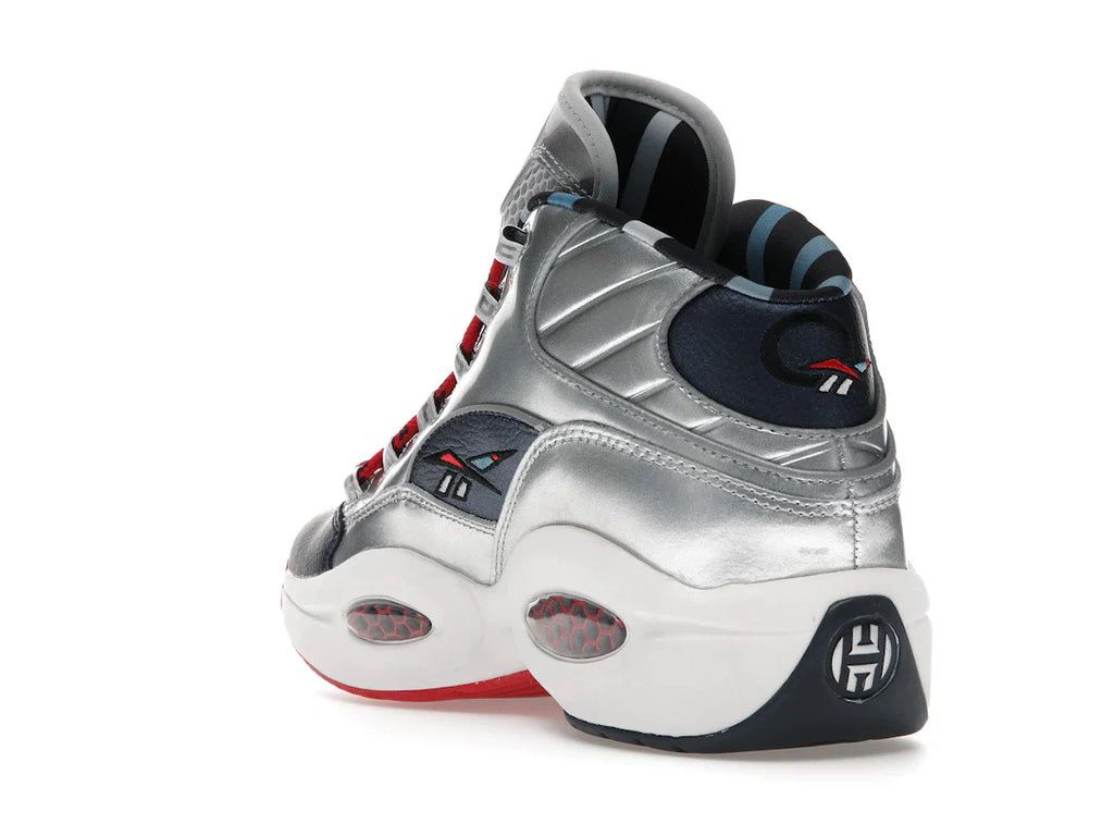 Reebok Question Mid Iverson x Harden Silber