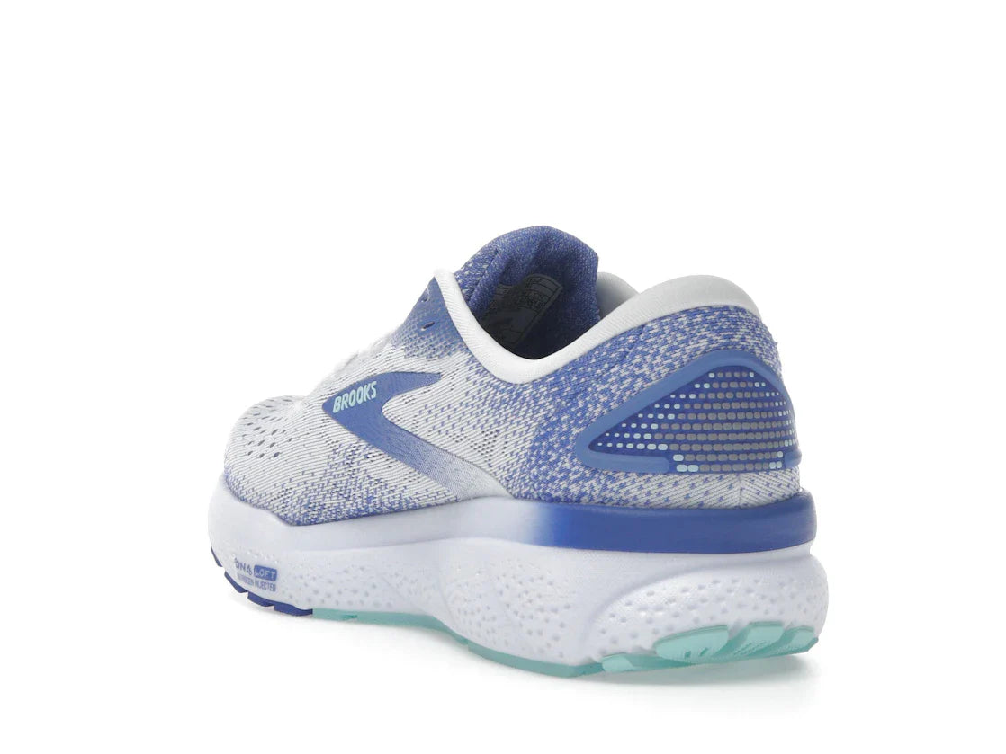 Brooks Ghost 16 White Amparo Blue Limpet Shell (Damen)