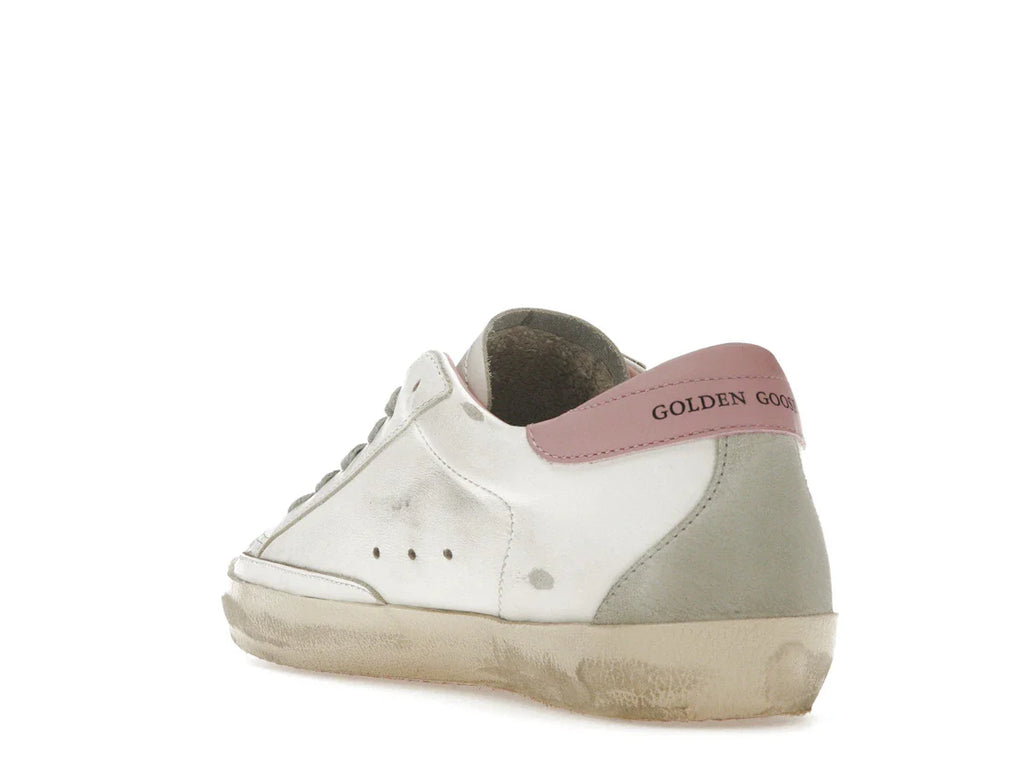 Golden Goose Super-Star Weiß Hellrosa (Damen)