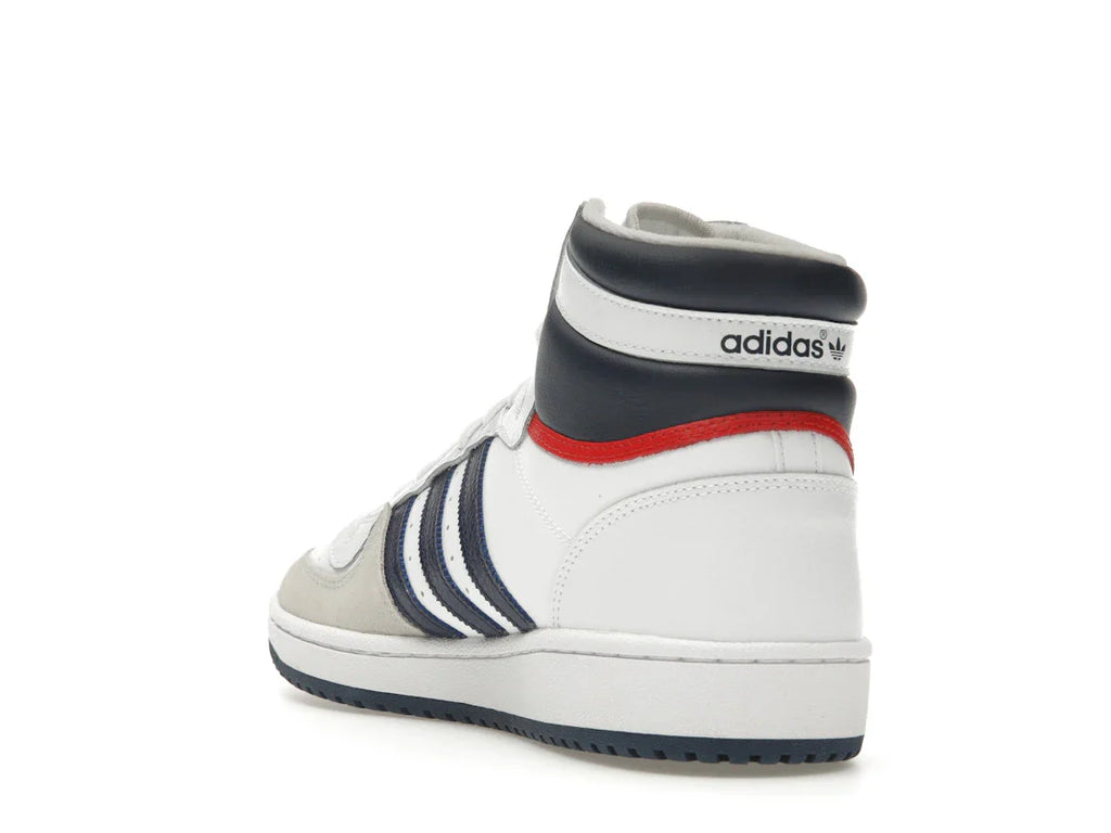 adidas Top Ten Hi Weiß Marineblau Rot