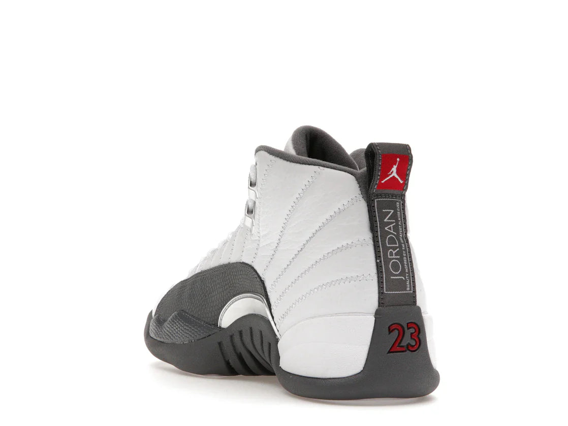 Jordan 12 Retro Weiß Dunkelgrau