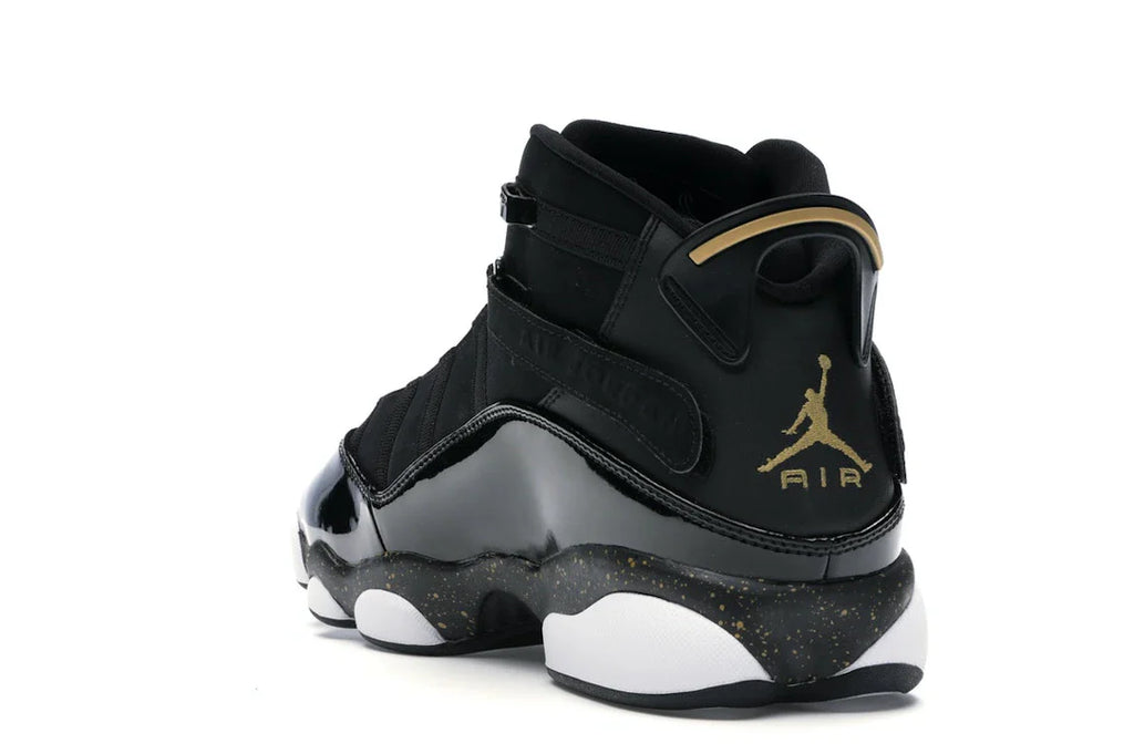 Jordan 6 Rings Schwarz Metallic Gold Weiß