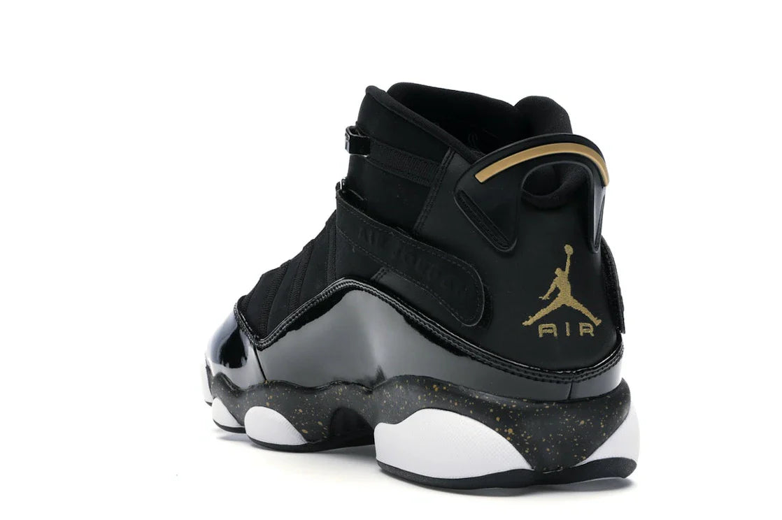 Jordan 6 Rings Schwarz Metallic Gold Weiß
