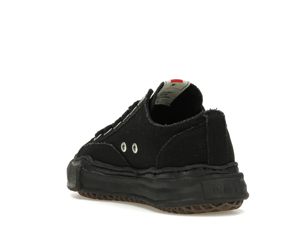 Maison Mihara Yasuhiro Peterson OG Sole Canvas Low Schwarz Schwarz