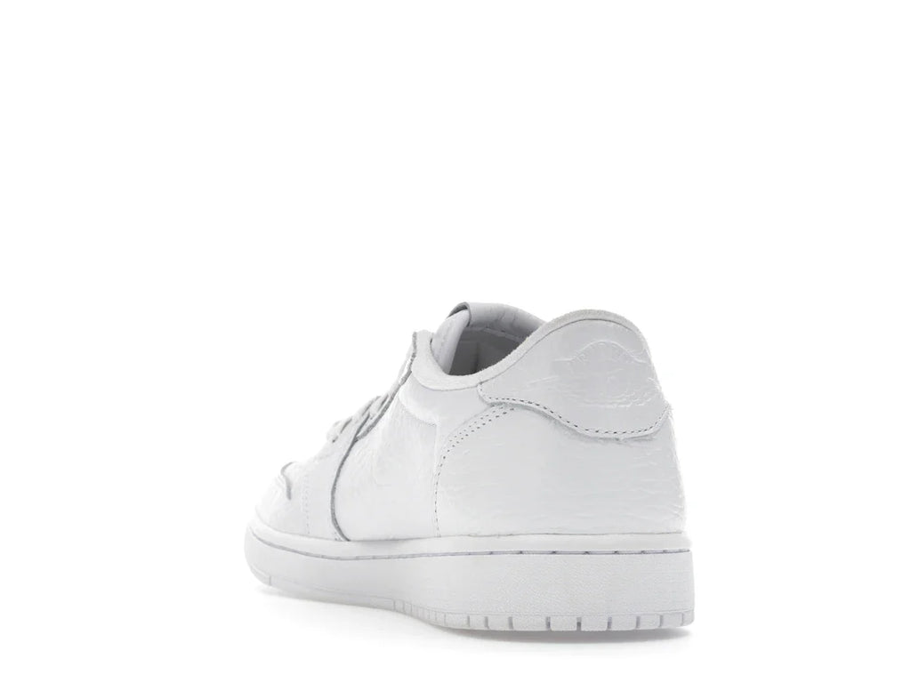 Jordan 1 Retro Low Swooshless Triple White (2025)
