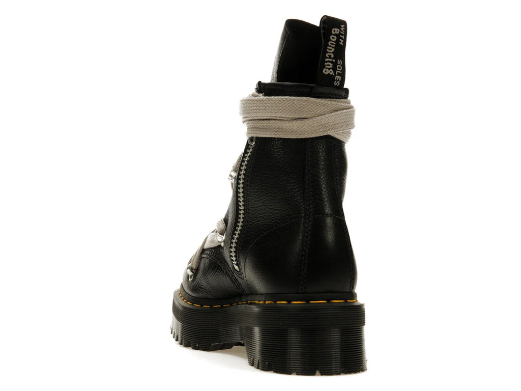 Dr. Martens 1460 Quad Ledersohle Pentagramm-Schnürstiefel Rick Owens Schwarz