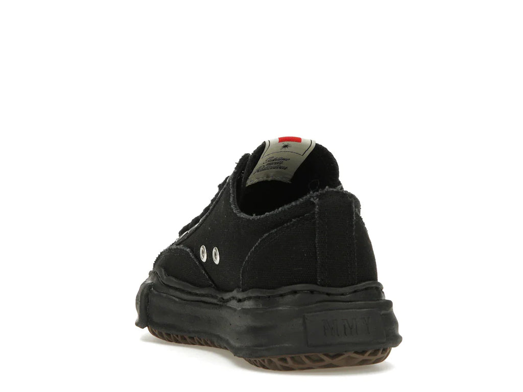 Maison Mihara Yasuhiro Peterson OG Sole Canvas Low Schwarz Schwarz
