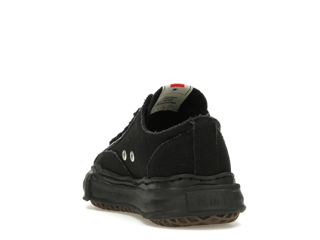 Maison Mihara Yasuhiro Peterson OG Sole Canvas Low Schwarz Schwarz