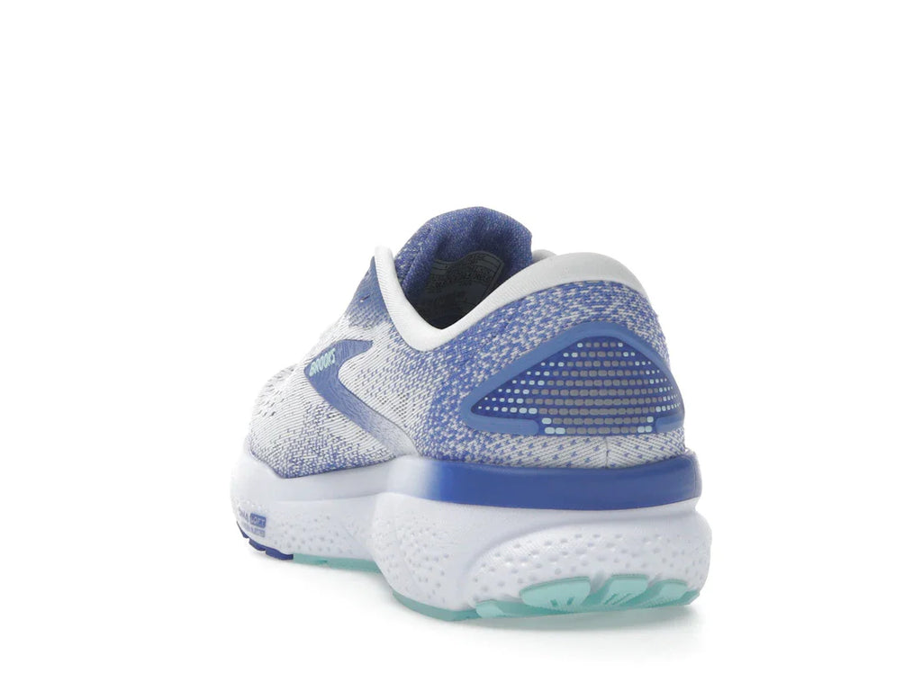 Brooks Ghost 16 White Amparo Blue Limpet Shell (Damen)