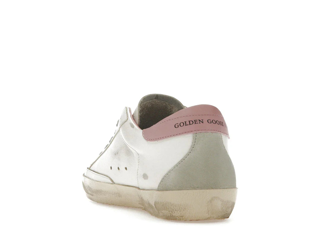 Golden Goose Super-Star Weiß Hellrosa (Damen)