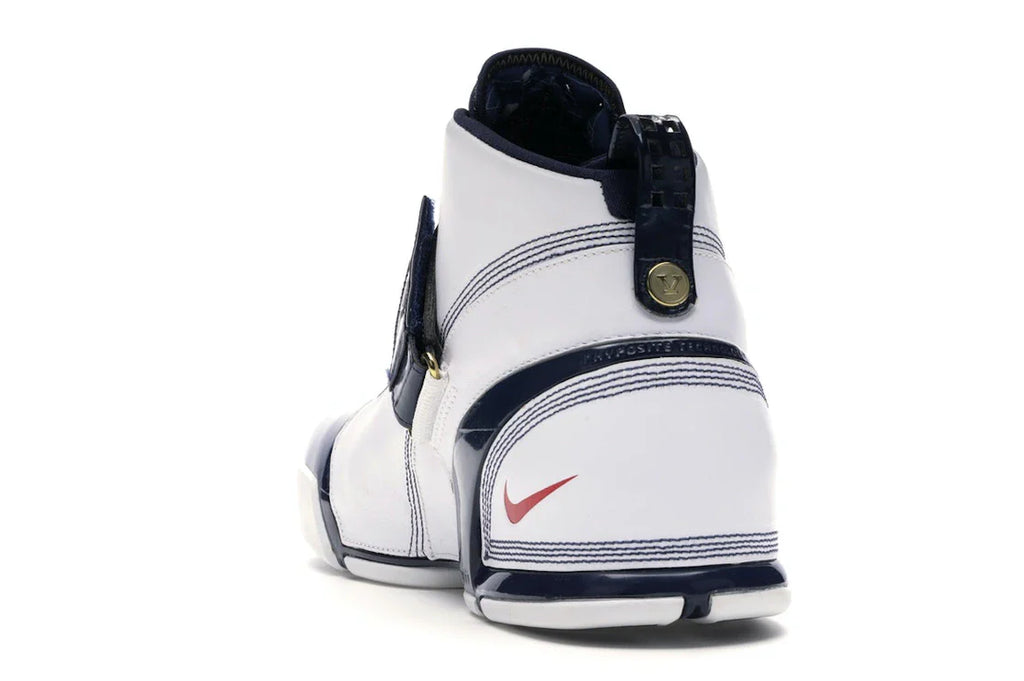 Nike LeBron 5 Weiß Navy Metallic Gold