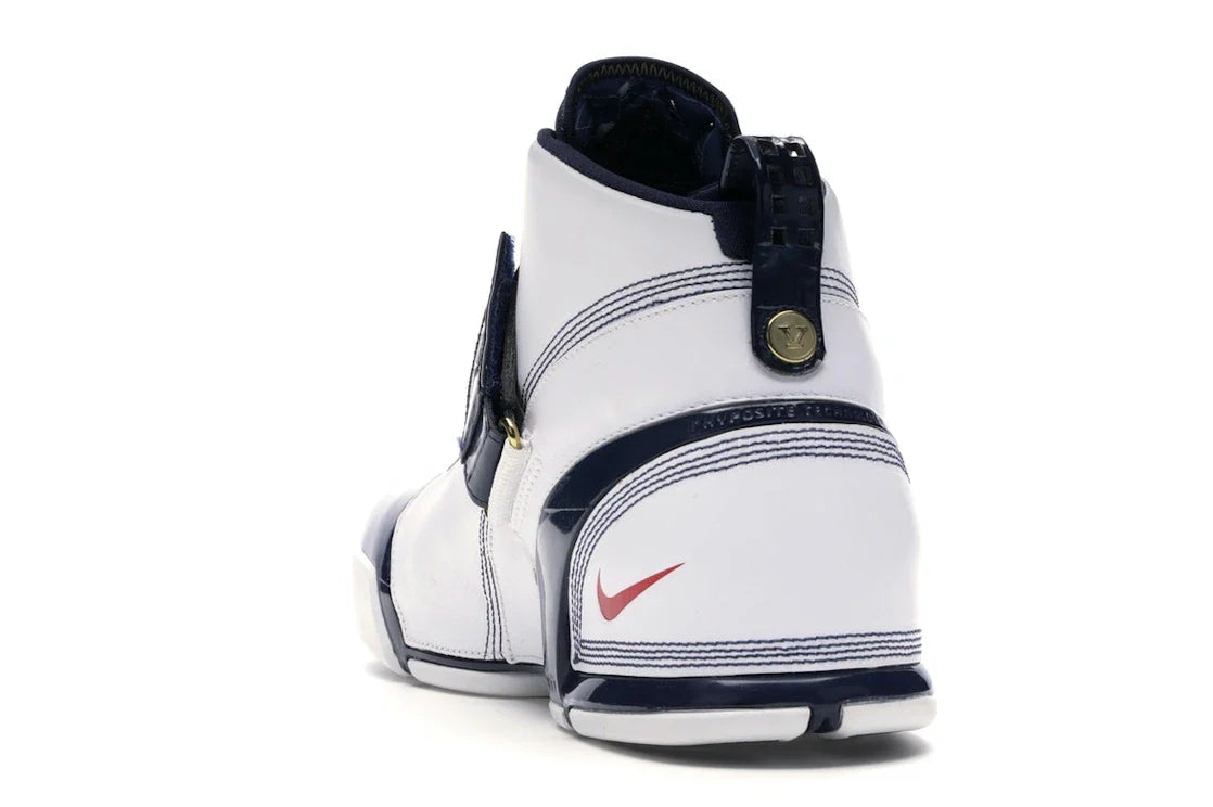 Nike LeBron 5 Weiß Navy Metallic Gold