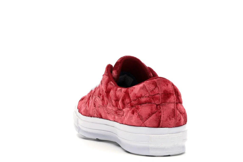Converse One Star Ox Golf le Fleur TTC Gesteppter Samt Barbados Cherry