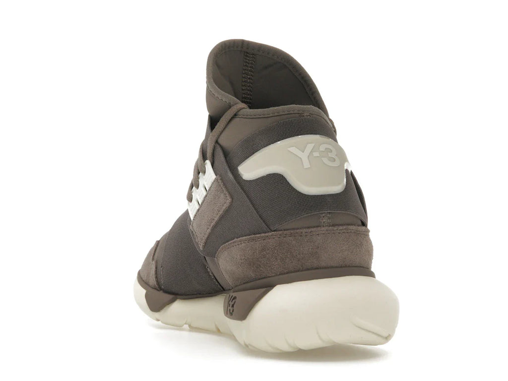 adidas Y-3 Qasa High Braun Creme Weiß