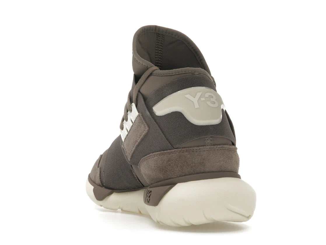 adidas Y-3 Qasa High Braun Creme Weiß