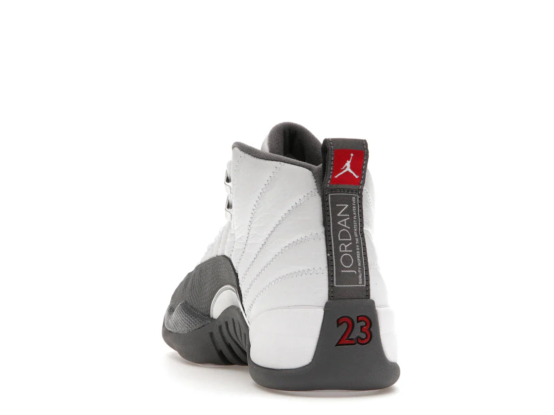 Jordan 12 Retro Weiß Dunkelgrau