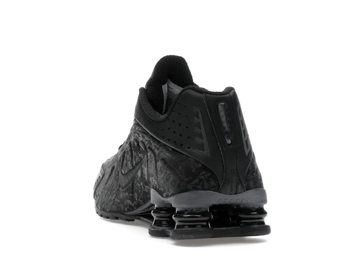 Nike Shox R4 Schwarz mit Blumenmuster (Damen)