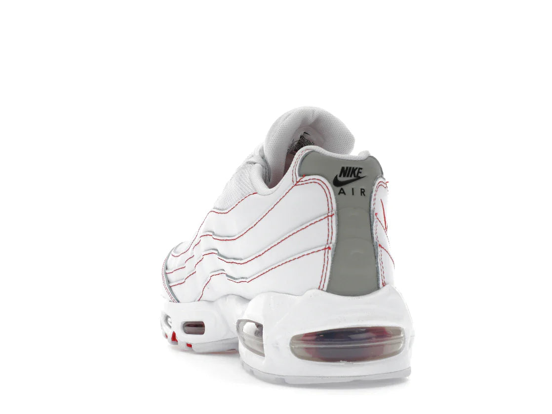 Nike Air Max 95 OG Big Bubble Weiß Universitätsrot