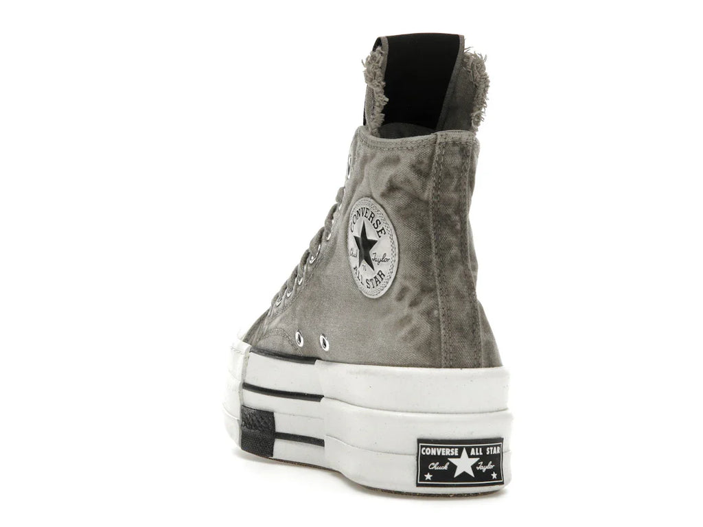 Converse DBL DRKSTAR Chuck Taylor All Star 70 Hi Rick Owens DRKSHDW Overdye Concrete