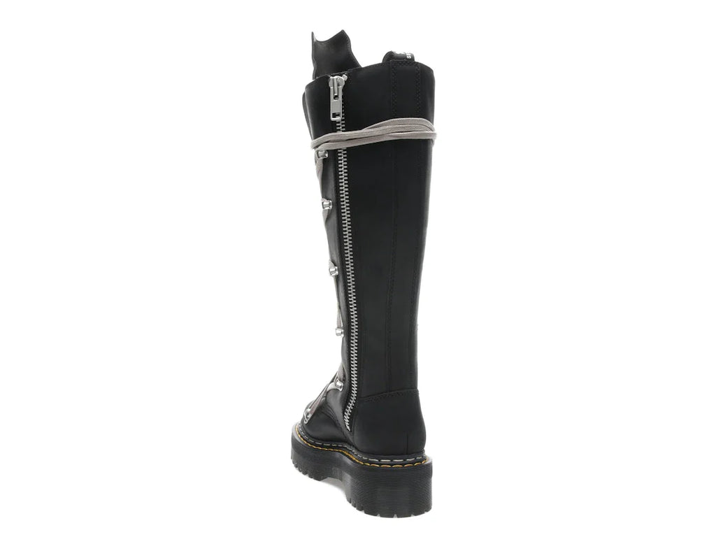 Dr. Martens 1460 DRKSHDW Quad Sole Pentalace Boot Rick Owens Schwarz