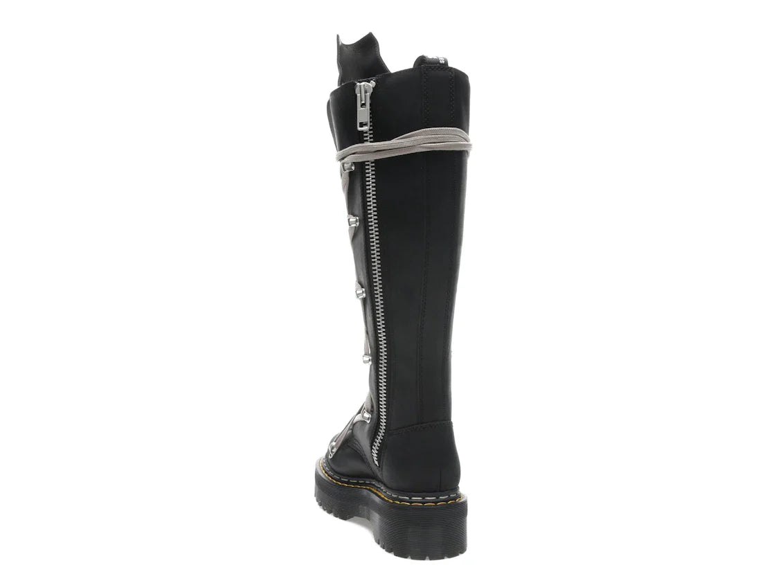 Dr. Martens 1460 DRKSHDW Quad Sole Pentalace Boot Rick Owens Schwarz