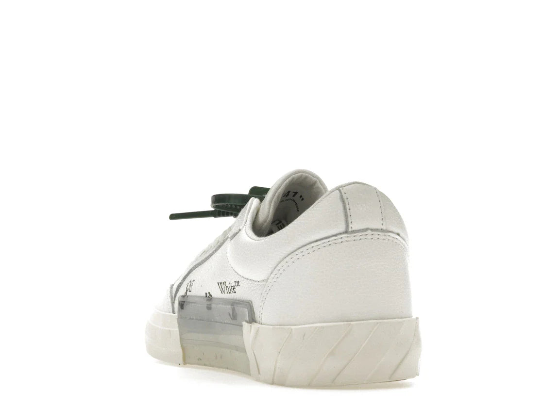 OFF-WHITE Vulc Low Leder Weiß SS22