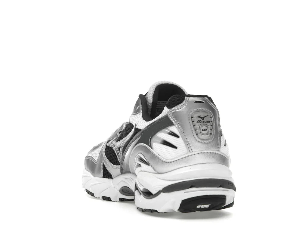 Mizuno Wave Rider 10 Weiß Silber Schwarz