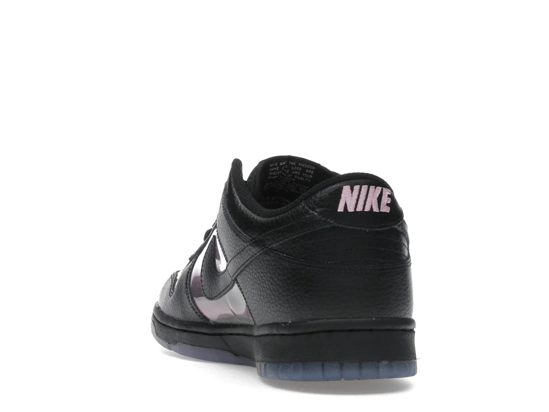 Nike Dunk Low Retro Transparent Schwarz Pink Rise