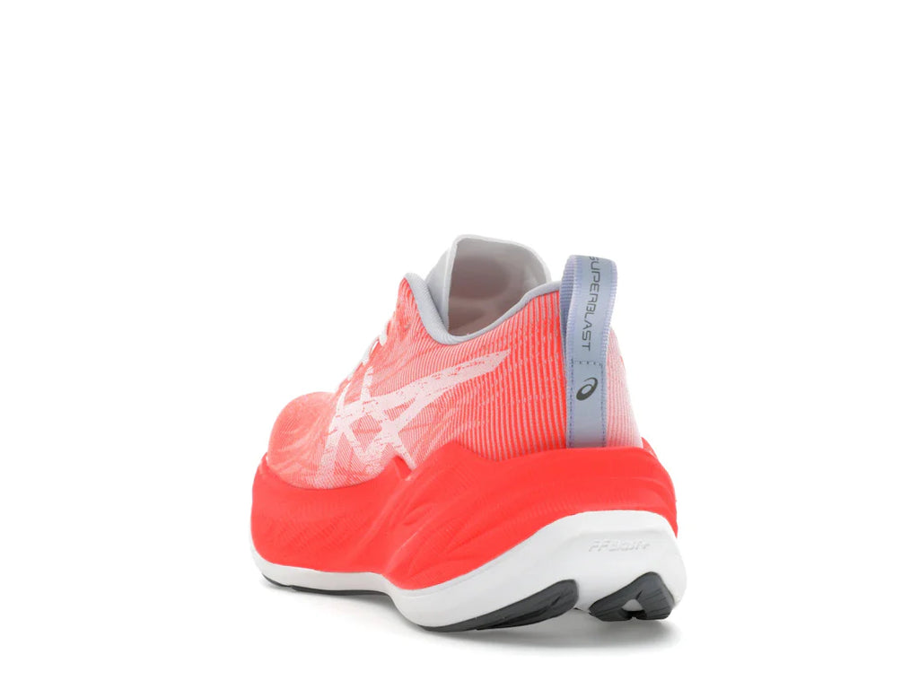 ASICS Superblast Weiß Sonnenaufgang Rot