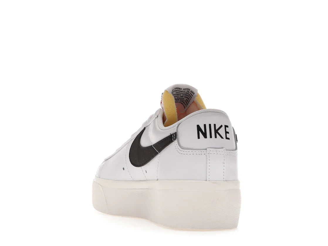Nike Blazer Low Platform Weiß Schwarz (Damen)
