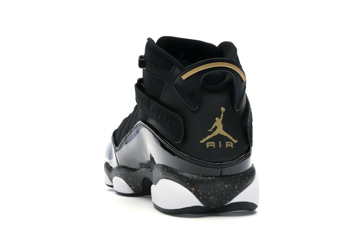 Jordan 6 Rings Schwarz Metallic Gold Weiß