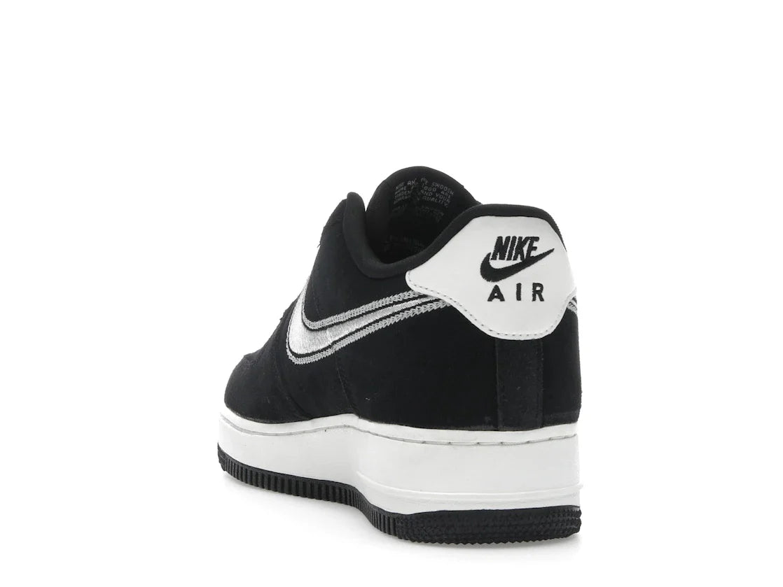 Nike Air Force 1 Low '07 LV8 Black Sail mit gesticktem Swoosh