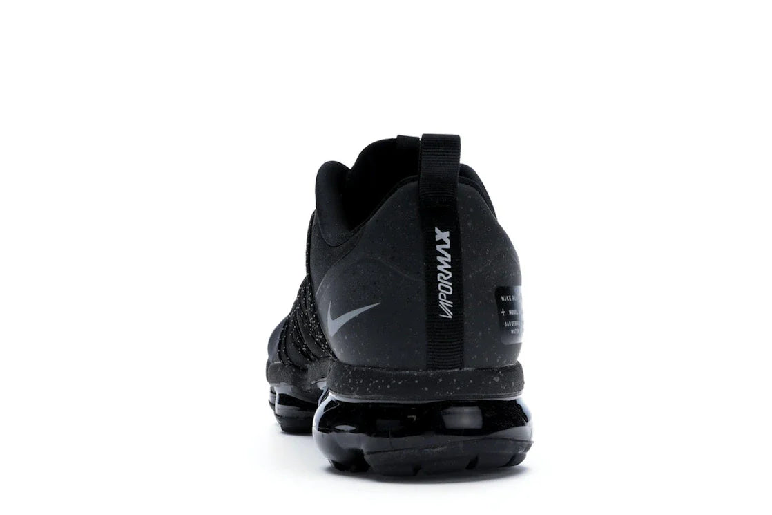 Nike Air VaporMax Run Utility Schwarz Reflektierendes Silber