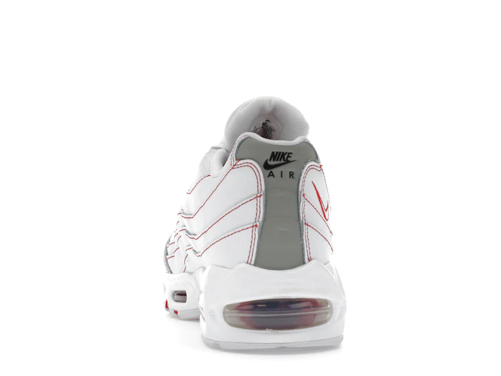Nike Air Max 95 OG Big Bubble Weiß Universitätsrot