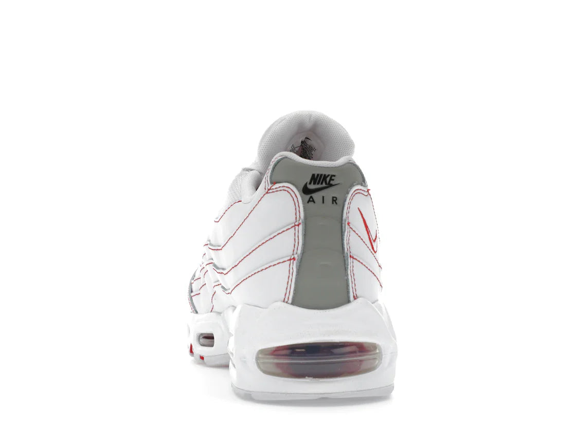 Nike Air Max 95 OG Big Bubble Weiß Universitätsrot