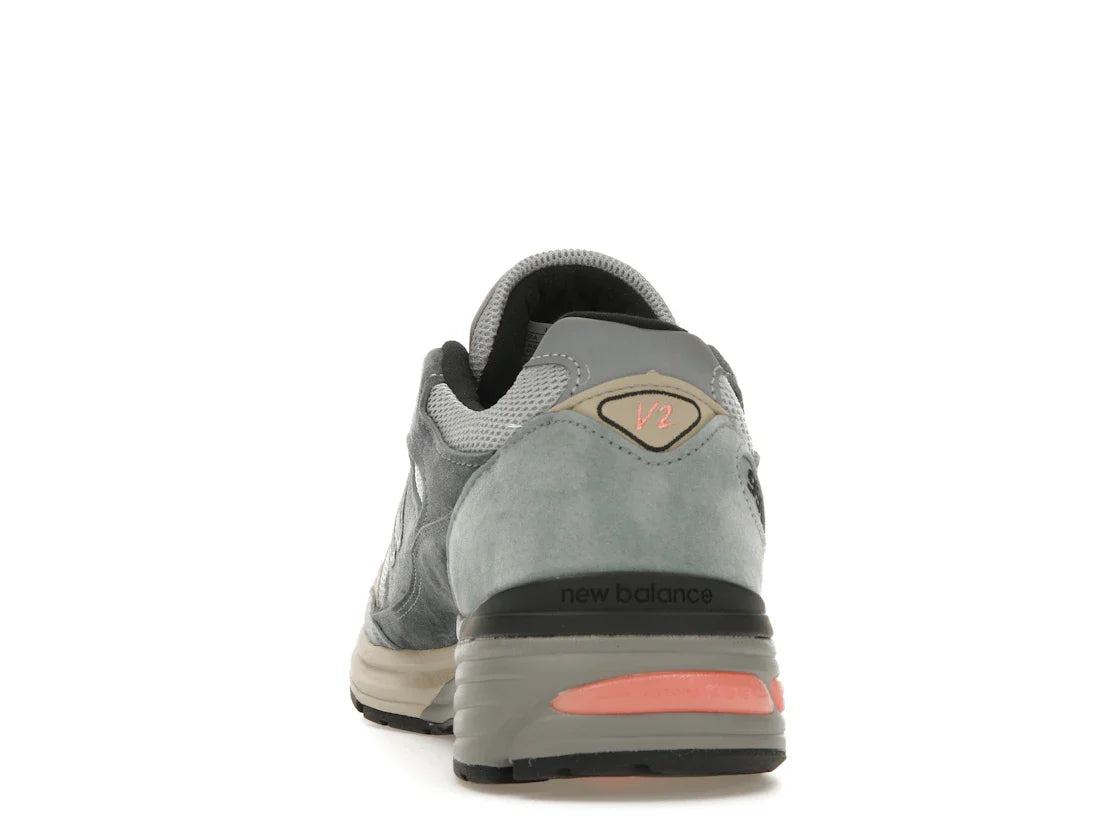 New Balance 991 MiUK Silber Blau Turbulenz