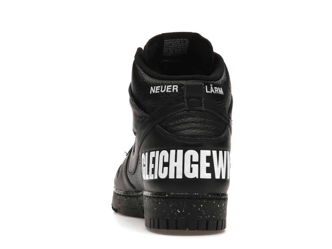 Nike Dunk High Undercover Chaos Schwarz