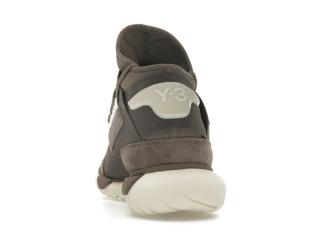 adidas Y-3 Qasa High Braun Creme Weiß