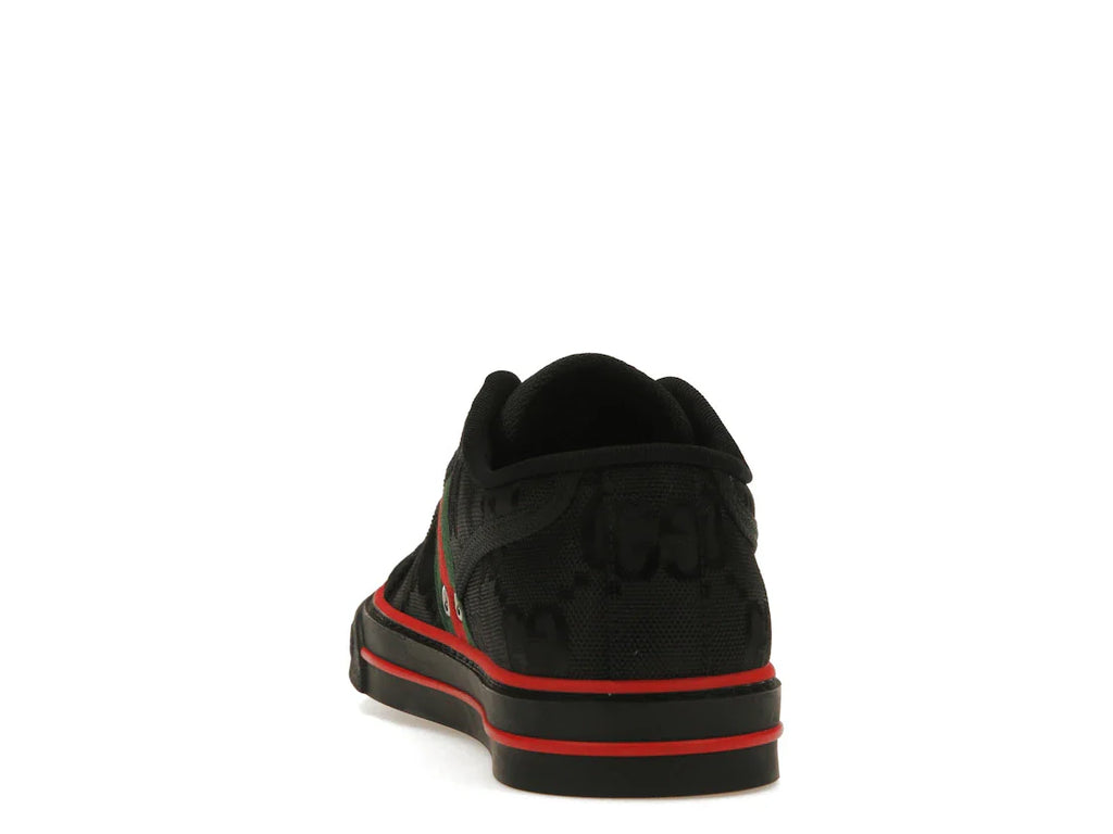 Gucci Off The Grid Tennis 1977 Low ECONYL Schwarz GG Grün Rot