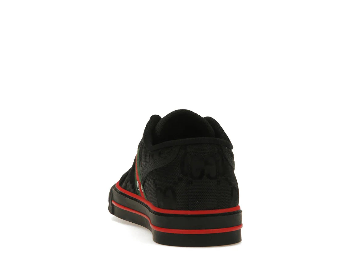 Gucci Off The Grid Tennis 1977 Low ECONYL Schwarz GG Grün Rot