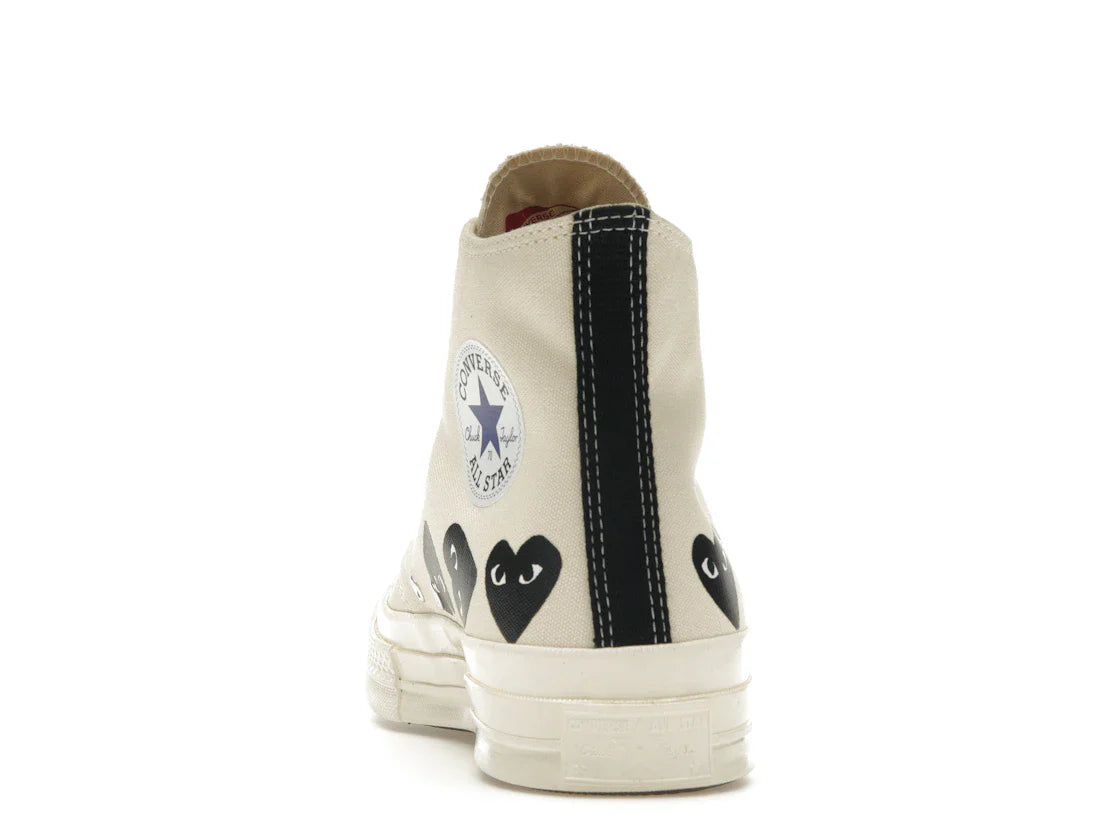 Converse Chuck Taylor All Star 70 Hi Comme des Garcons PLAY Multi-Heart Milk